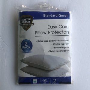 Easy care 2 pillow protector standard queen white